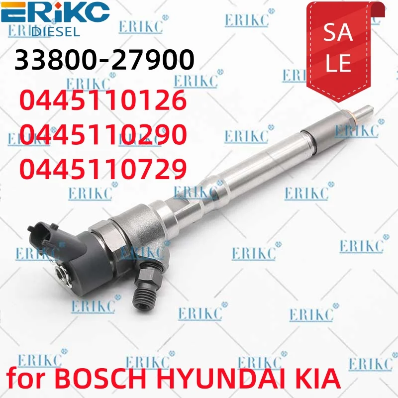 0445110126 3380027900 Дизель 0445110290 Форсунка Common Rail 0445110729 для BOSCH Cummins 5263319 HYUNDAI KIA 33800-27900