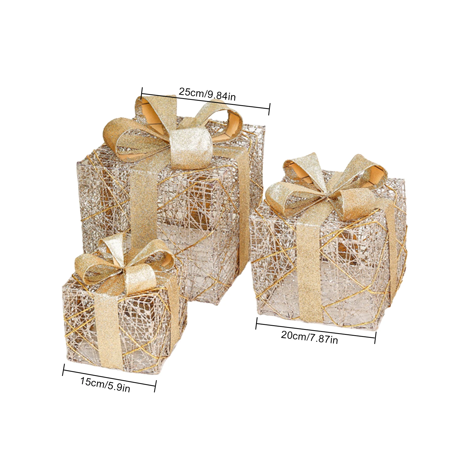 Рождественские подарочные коробки для рождества украшения дома и улицы