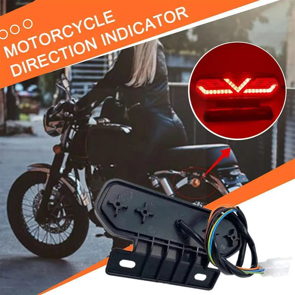 

12v Motorcycle Rear Lights Led Motorcycle Brake Light Atv Tail Light Stop Turn Signal Modified Rear Light For Motorcycle C3w3