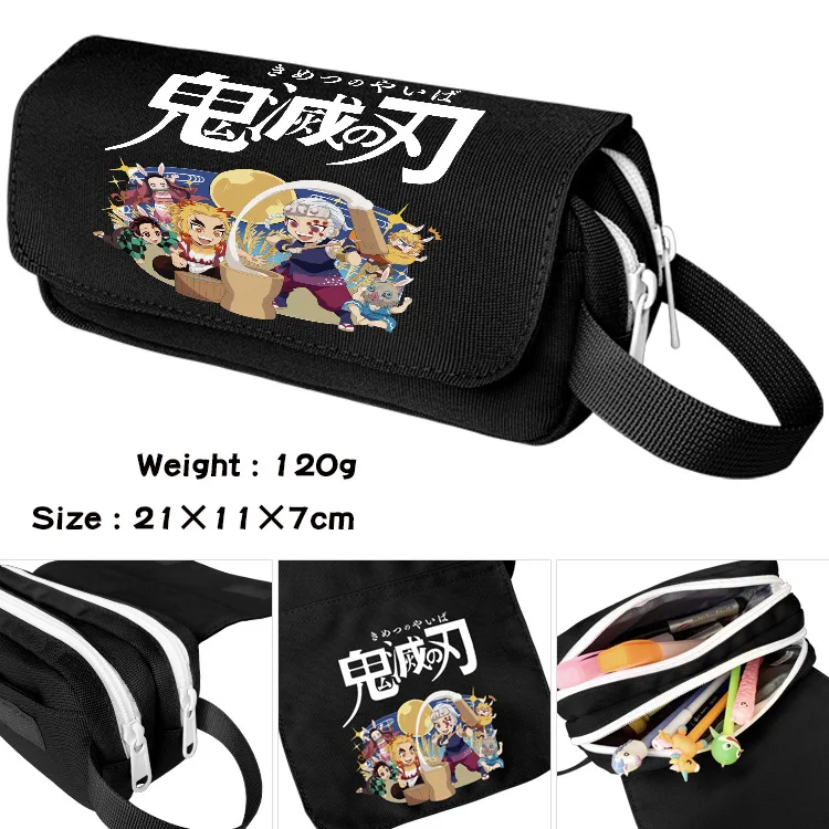 

Demon Slayer Kimetsu no Yaiba Cosplay Pencil Case Cosmetic Bag Stationery Box Students School Pen Bags Gift