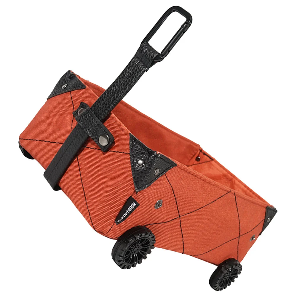 

Camping Storage Box Cart Shaped Box Camping Equipment Hanging Small Trolley Box