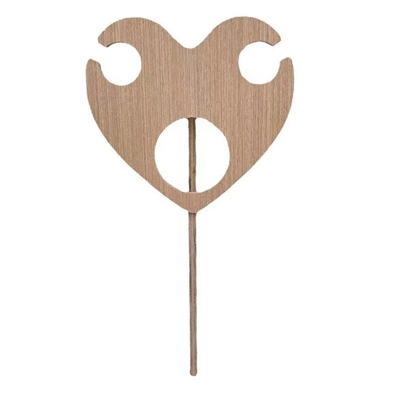 

HOT Heart Shape Outdoor Wine Table Foldable Picnic Wine Glass Wooden Rack Portable Cheese Board Champagne Holder For Picnic