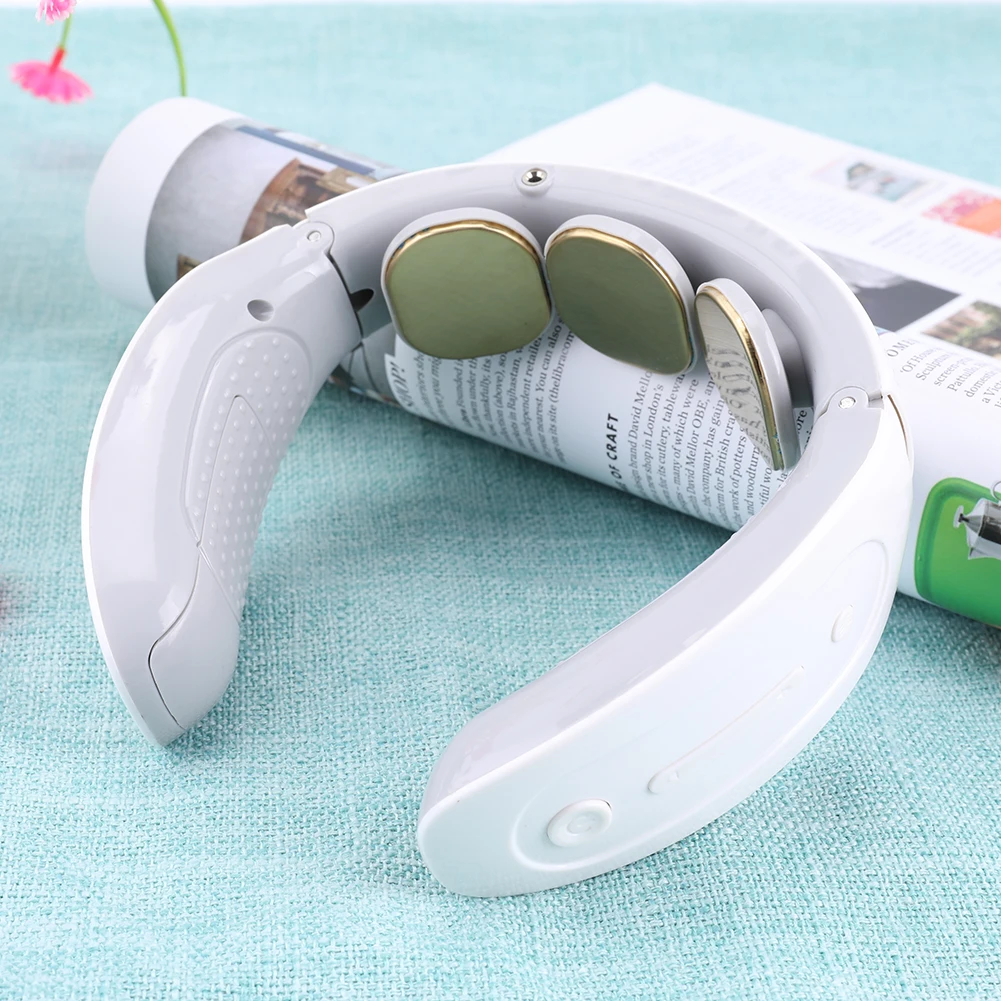 

Smart Electric Neck and Shoulder Pulse Massager Kneading TENS Wireless Heat Cervical Vertebra Relax Pain Relief Massage Machine