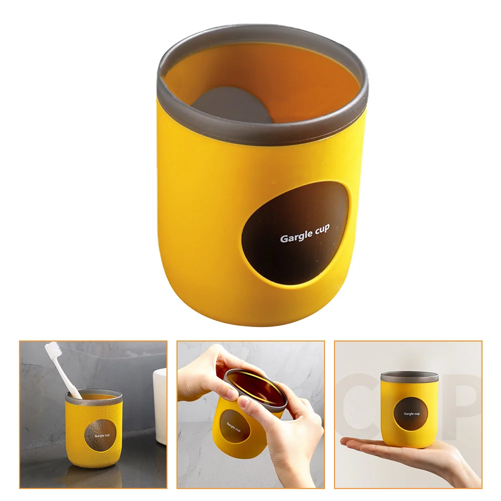 

2 Pcs Portable Holder Travel Cups Business Cup Wash Gargle Cup Plastic