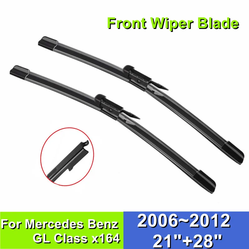 

Front Wiper Blade For Mercedes Benz GL Class x164 28"+21" Car Windshield Windscreen 2006 2007 2008 2009 2010 2011 2012
