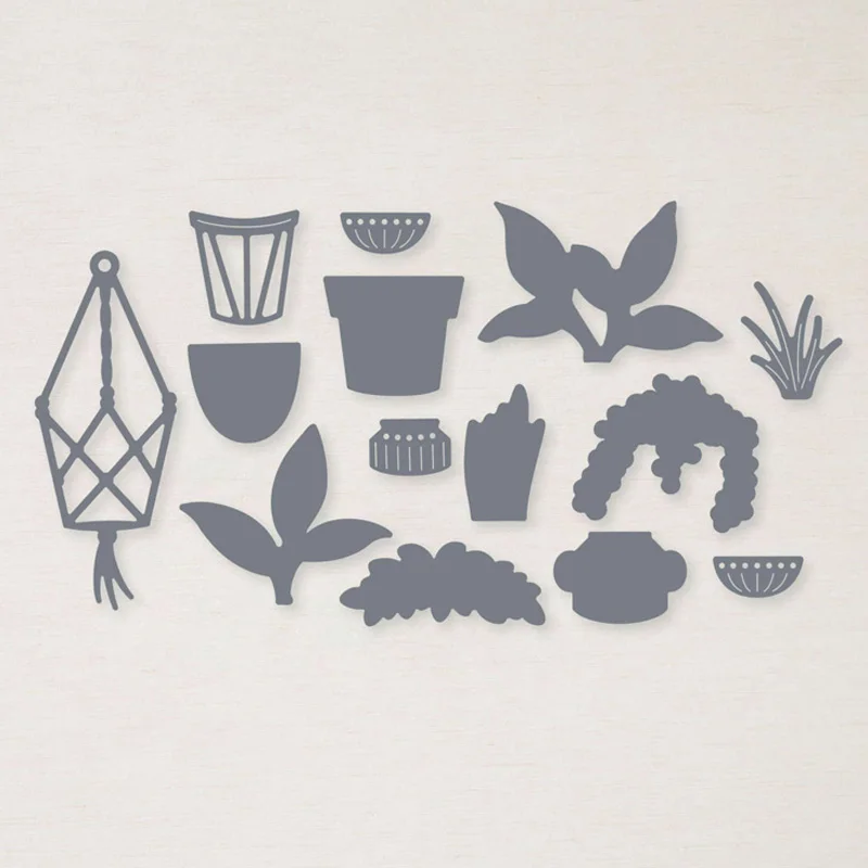 Яркий фотографический набор и координационные штампы с пышной зеленью