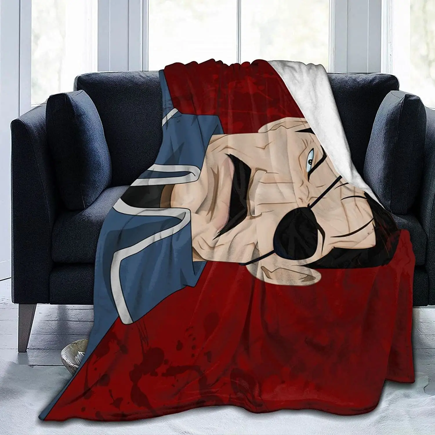 

King Bradley Fluffy Soft and Comfortable Blanket, Anime Warm Embrace of Sympathy