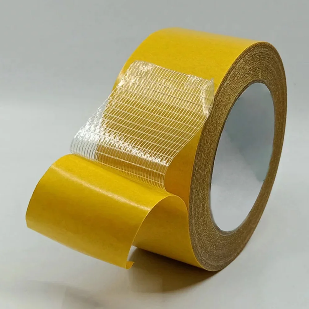 Сетка с высокой вязкостью прозрачная двухсторонняя сетчатая лента стеклянная