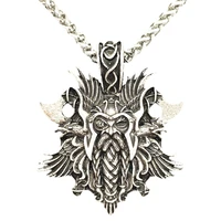 odin with axe amulet helena rosova viking pendant necklace men pagan talisman jewellery