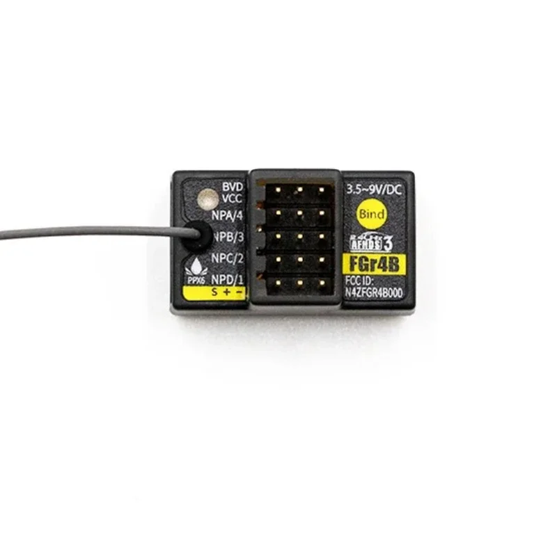 Фото AeroParts1pcs новый улучшенный 4-канальный передатчик FLYSKY FGR4B Mini для пультов дистанционного управления NB4 NB4PRO №4