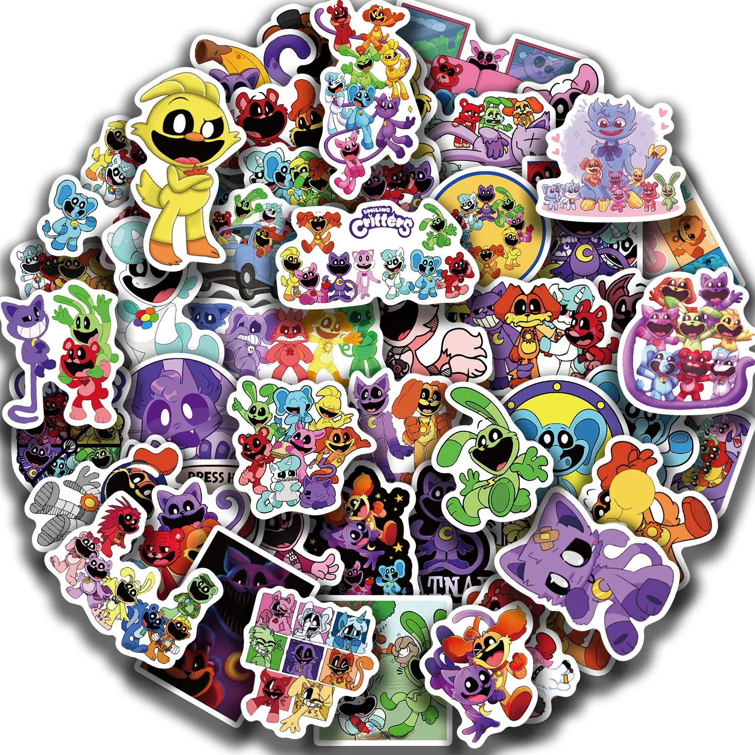 50 шт./упаковка наклейки для скейтборда и ноутбука