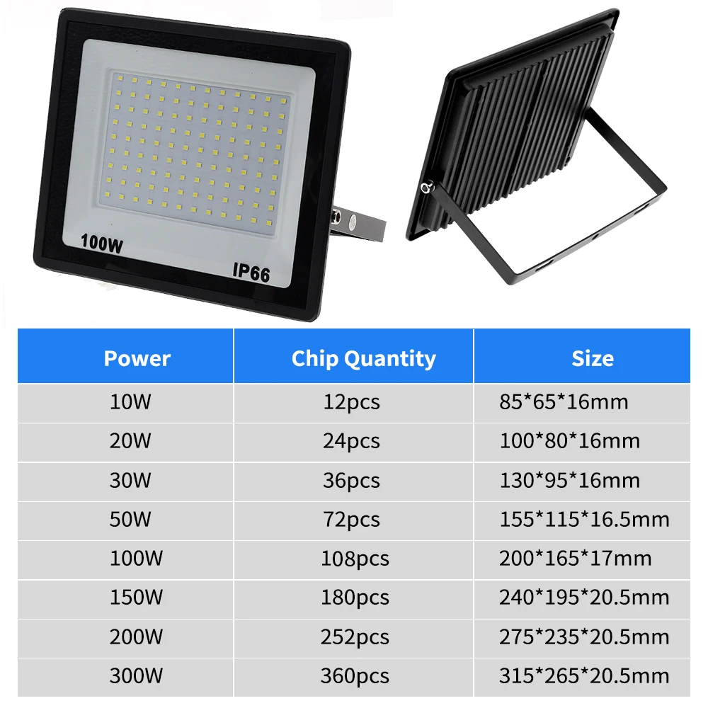 Улучшенный прожектор 220 В 100 Вт 150