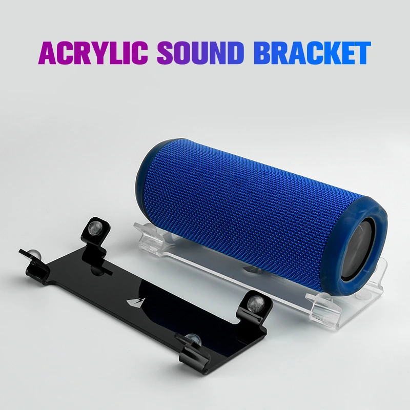

1 шт. универсальный акриловый держатель для динамика Bluetooth нескользящий Настольный держатель противоударный Подставка для хранения кроншт...