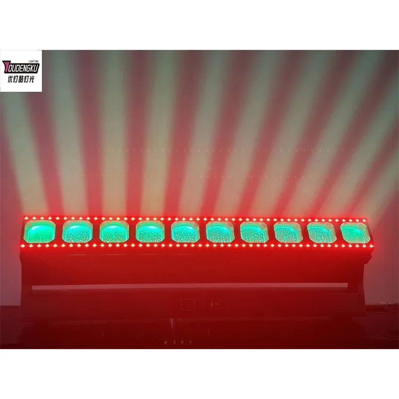 Фото 1 шт. 10*60 Вт LED RGBW 4 в 1 Pixel Zoom настенный прожектор с подвижной головкой для сцены, оборудование для диджеев, дискотек и ночных клубов. №2