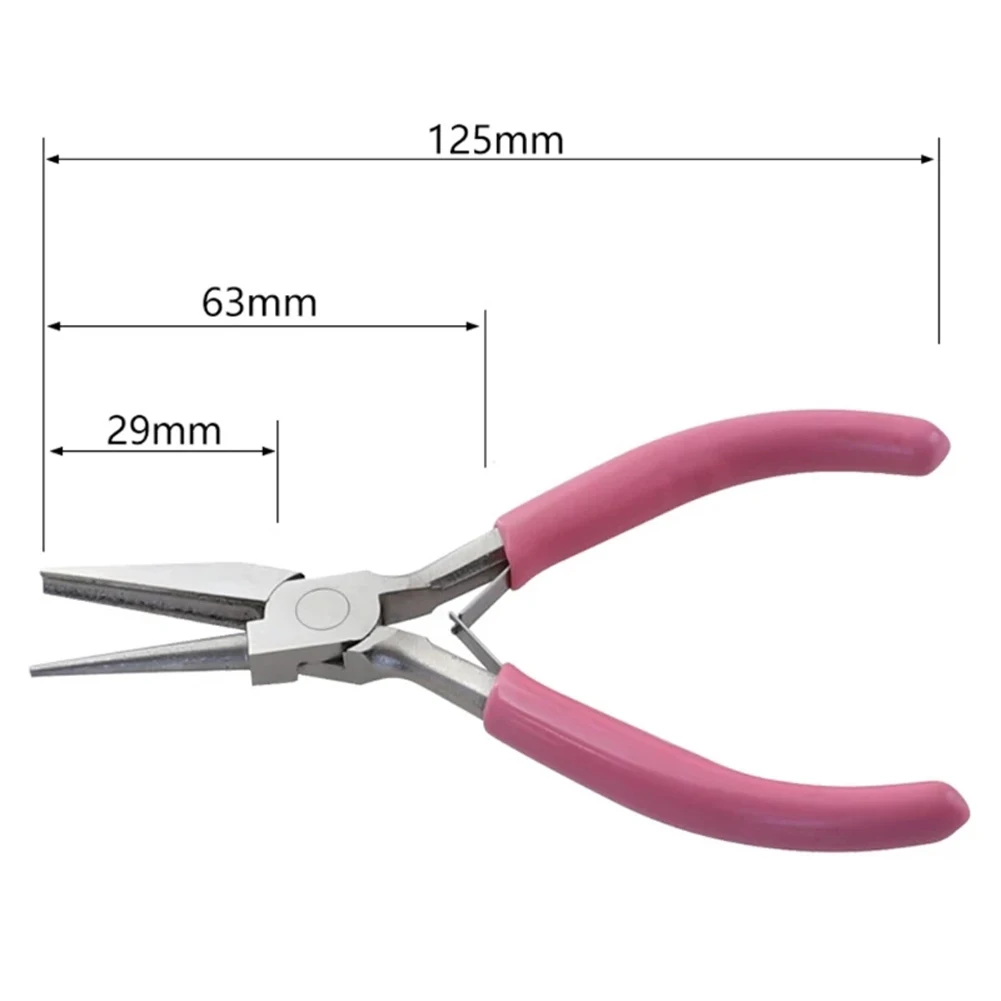 

5 Inch Mini Half Groove Half Round Nose Tool Pliers For Winding Rolling DIY Handmade Jewelry Wire Bending Tool