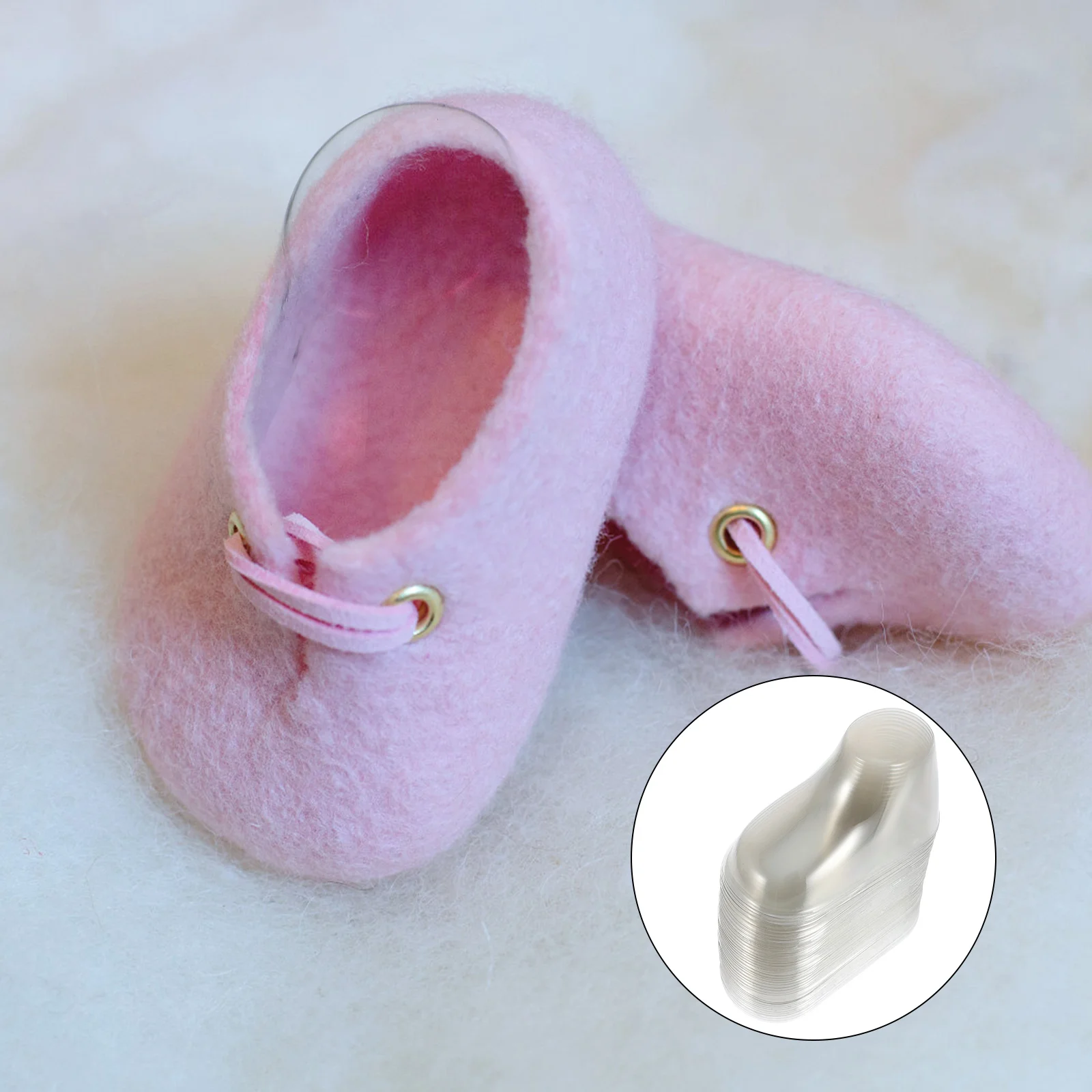 40 шт. манекен для носков прозрачная обувь дерево подставка обуви малышей носилки