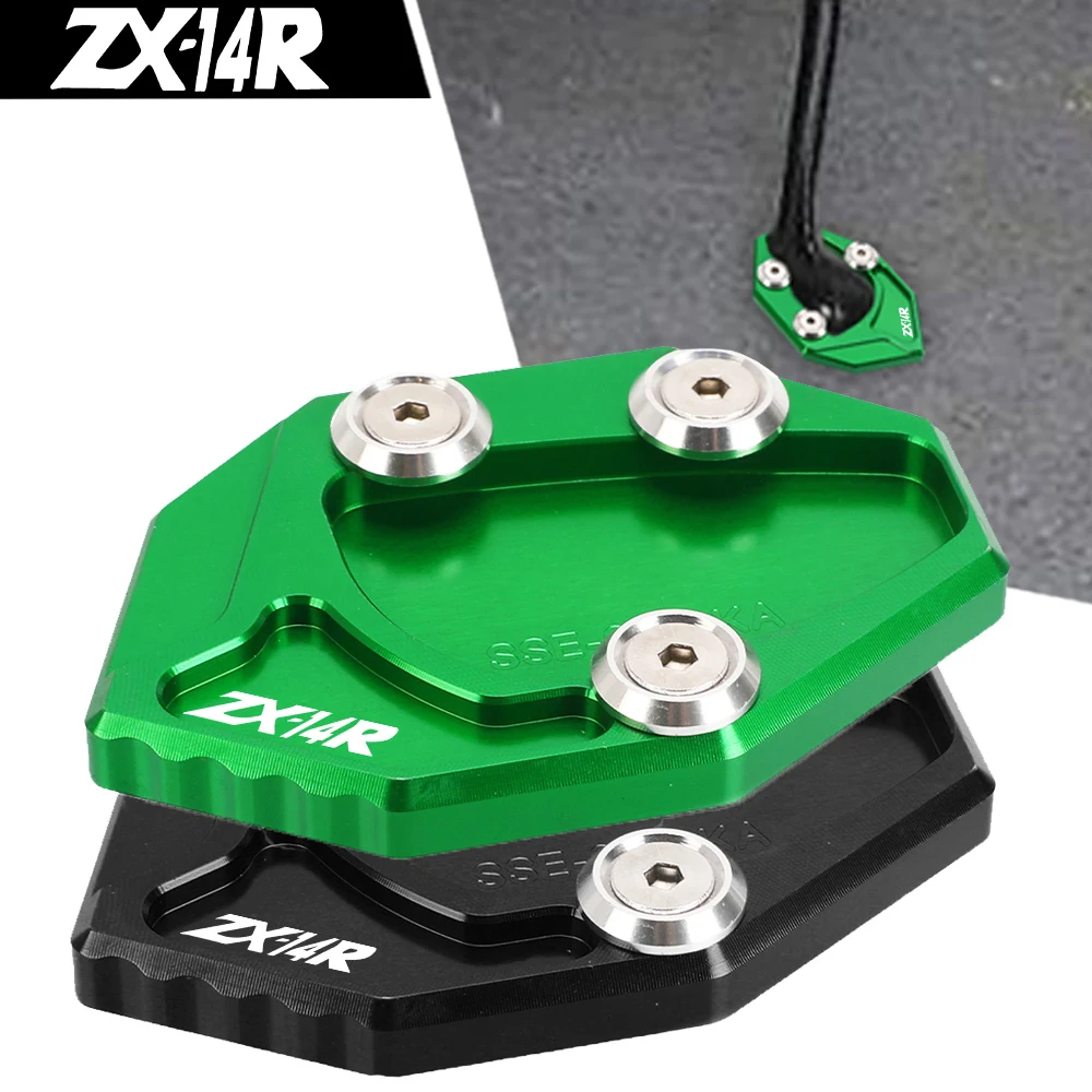 

For KAWASAKI Ninja ZX14R ZX14 ZZR1400 GTR1400 / Concours 14 2012-2023 ZX 14 14R ZZR GTR 1400 Motorcycle Side Stand Enlarger Sled