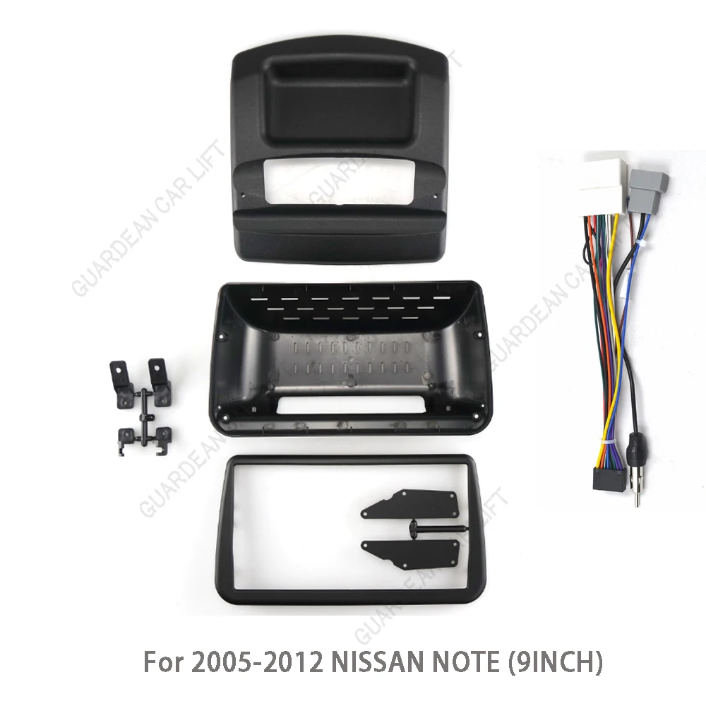 

9-дюймовый автомобильный радиоприемник для 2005-2012 NISSAN ПРИМЕЧАНИЕ Android, стерео рамка, плеер, 2 Din, головное устройство, панель, отделка приборной панели с кабелем