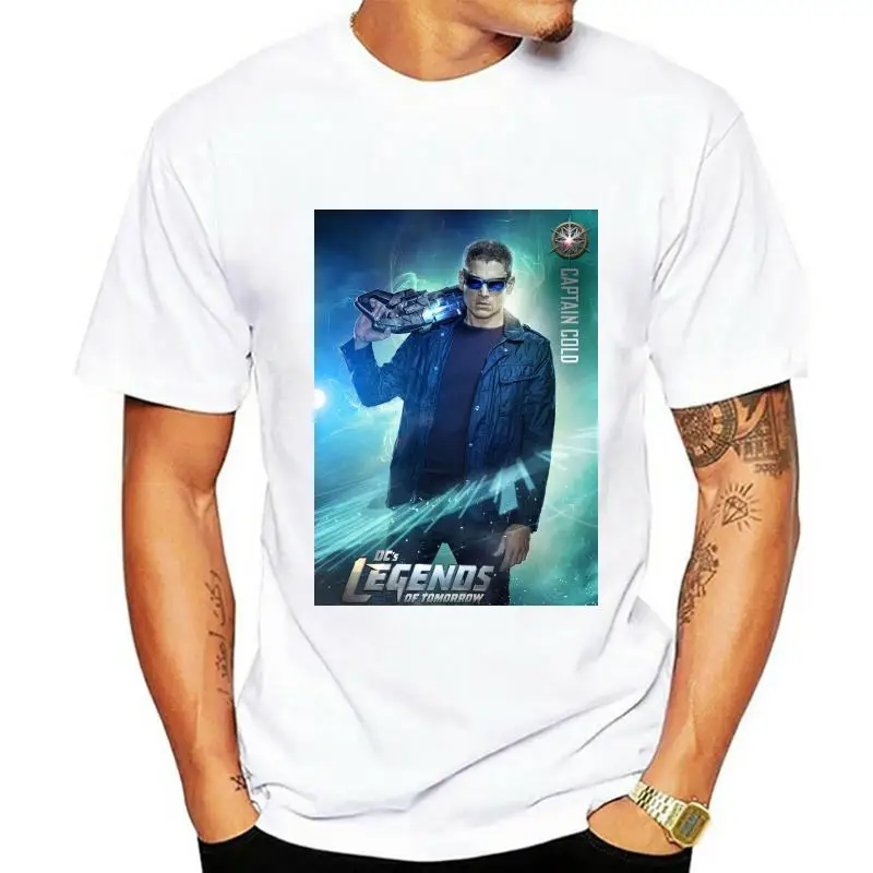 

Мужская черная футболка с надписью Legends Of завтра Captain Cold