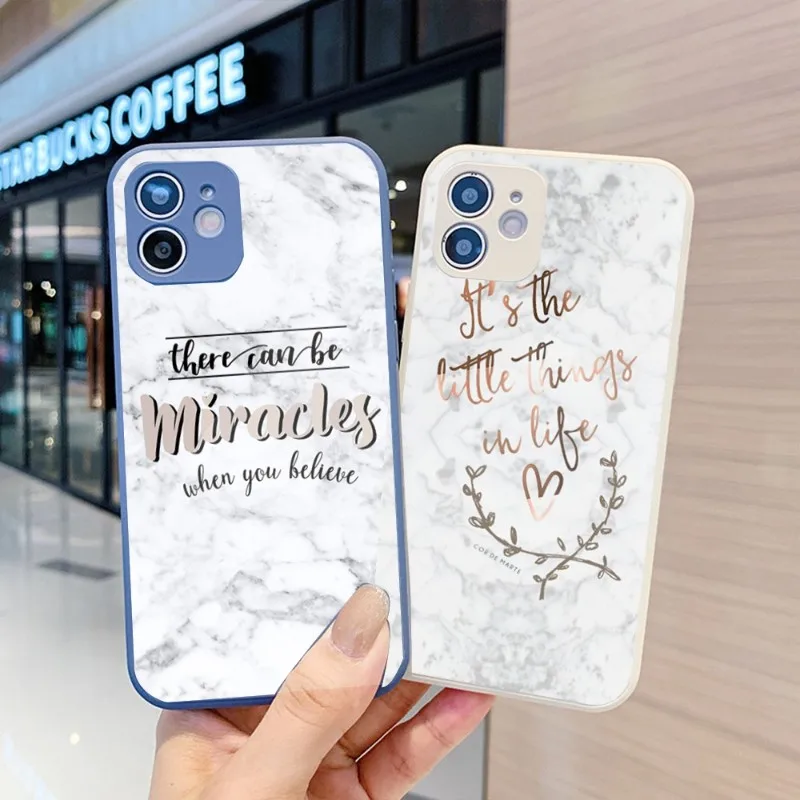 

Мраморный чехол для телефона с надписью для IPhone 14 13 12 11 Pro Max X XR XS 8 7 Plus, чехол для телефона из жидкого стекла