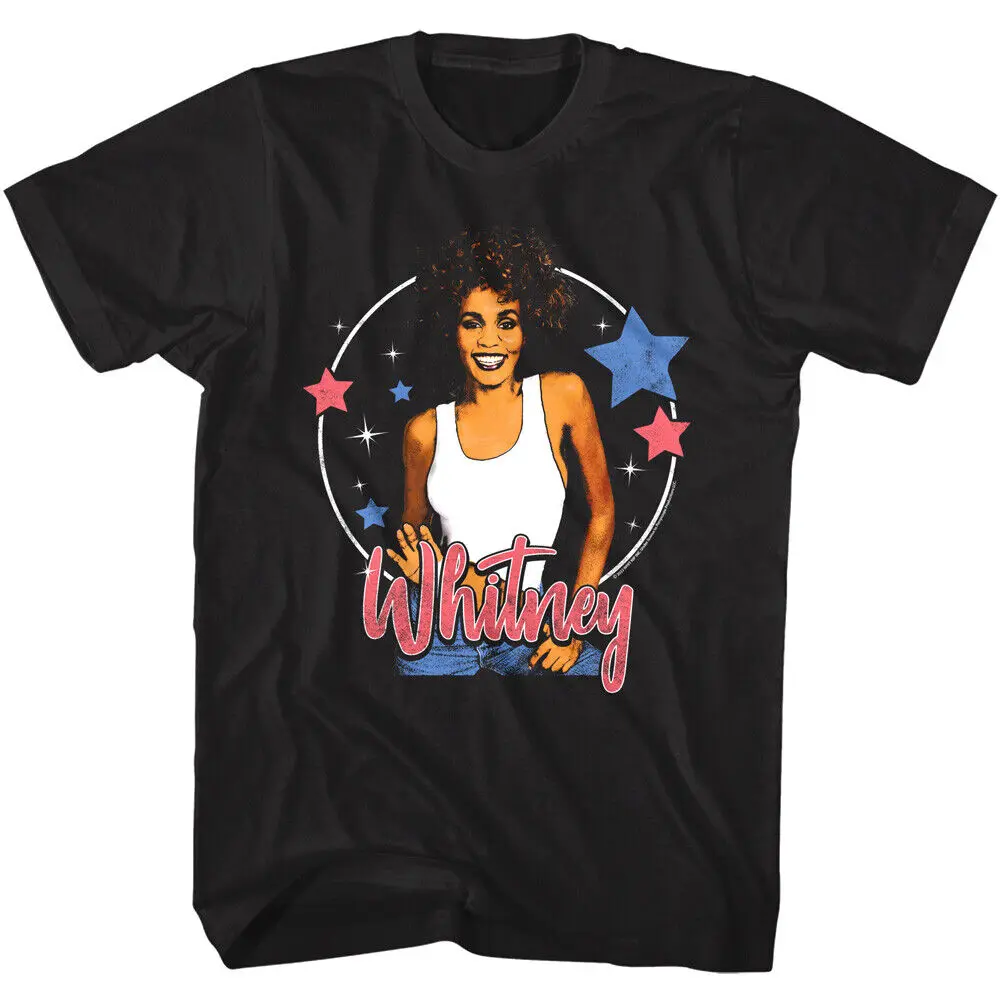 Мужская футболка Whitney Хьюстон с надписью The Voice Love Forever Star
