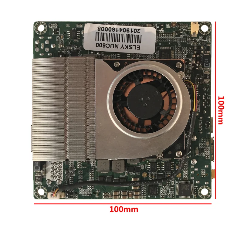 Фото Мини-ПК Elsky NUC700 с процессорами Intel Core i3/i5/i7 7-го поколения Kabylake и 3865U/3965U, DDR4 32 ГБ, графикой 510/520, 4K-компьютер для домашнего кинотеатра №5