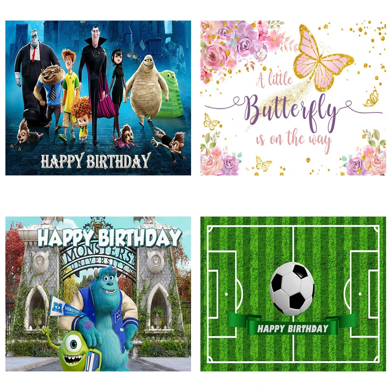 

Spy PlayHouse Vampire Hotel KT Cat Monsters Ghost Slayer Cowdog Hot TV Movie Anime Birthday Party Decoration Supplies Background