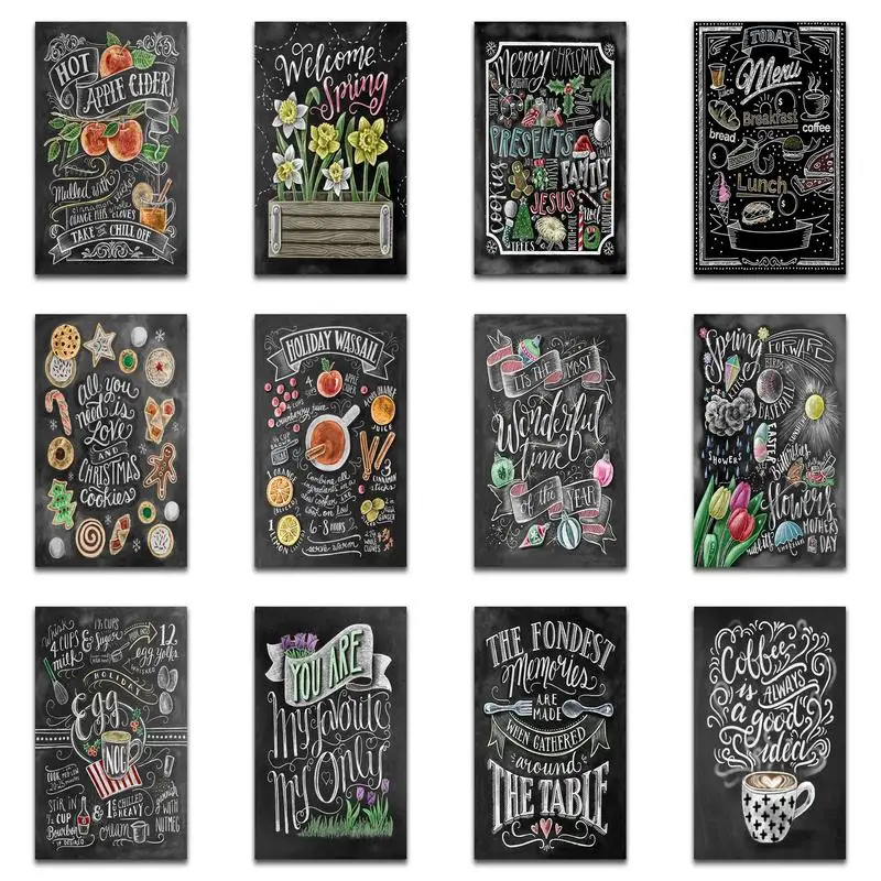 

CHENISTORY 5D DIY Diamond Embroidery Full Drill Diamond Food Landscape Painting Cross Stitch Home Decor Diamond Art