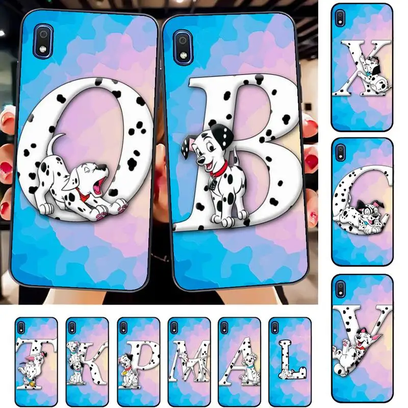 

Disney 101 Dalmatians Letter Phone Case for Samsung A51 01 50 71 21S 70 31 40 30 10 20 S E 11 91 A7 A8 2018