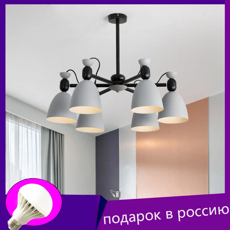 Modern chandelier E27 living room ceiling chandelier dining room lamp villa lighting  chandelieer kitchen lamp bedroom ceiling l