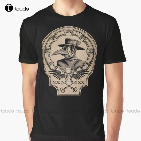 

Vintage Plague Doctor Graphic T-Shirt Digital Printing Tee Shirts Streetwear Xxs-5Xl New Popular Unisex Christmas Gift