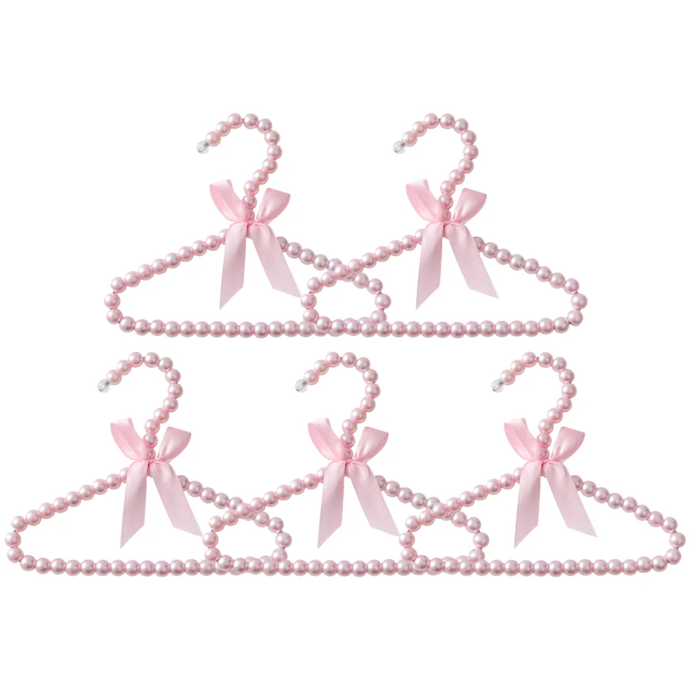 

5 Pcs Baby Hanger Children's Closet Clothes Hangers Pearl Toddler Infant Girl Nursery Newborn