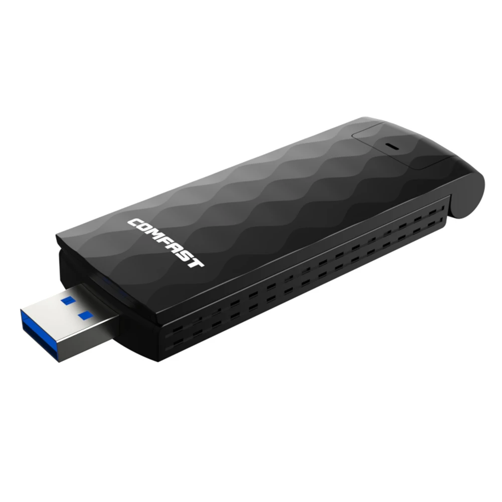 Беспроводной сетевой адаптер COMFAST 1200 Мбит/с USB3.0 для Windows 7/8/8.1/10 |