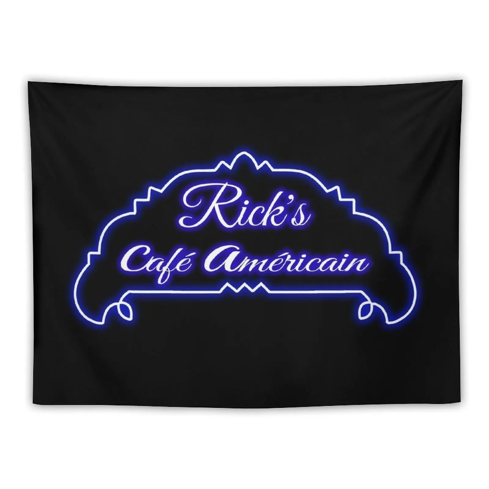 Ricks Cafe Americain неоновая вывеска гобелен скандинавский домашний декор настенные