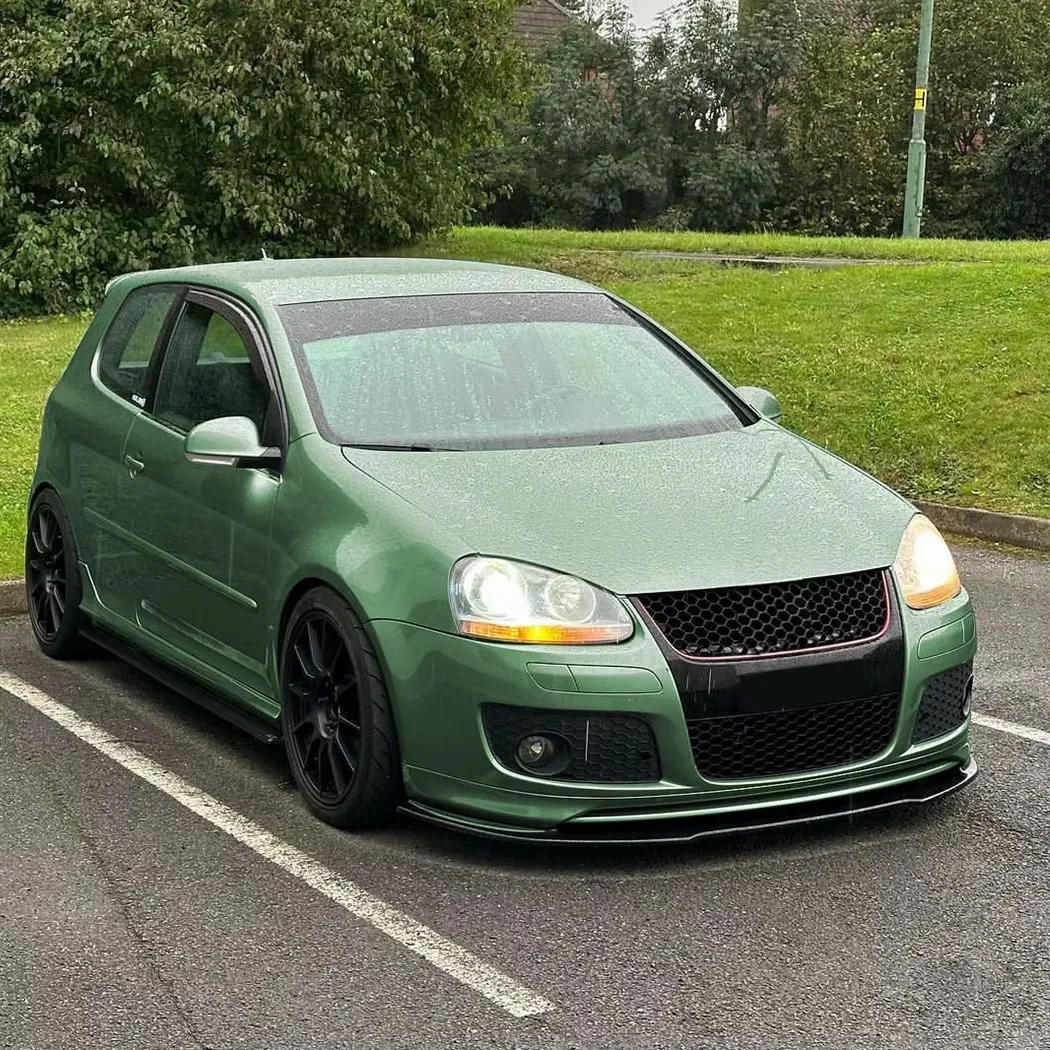 Фото Передний спойлер для Volkswagen VW Golf MK5 GTI Jetta MK5 GLI 2003-2008, диффузор, сплиттер, элементы обвеса. №5