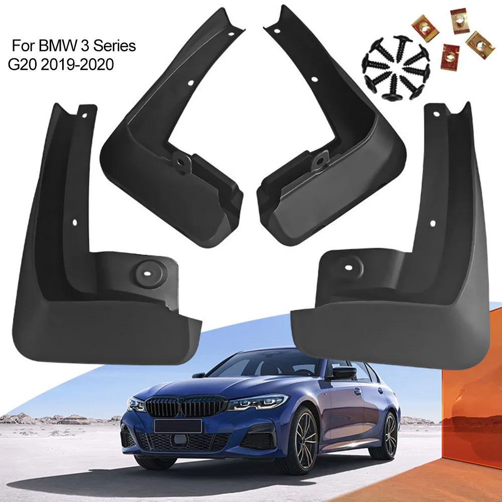 

4pcs Car Mudguards For Front And Rear For BMW 3 Series G20 2019-2020 Fenders Splash Guard Fender Fender Auto Accessories