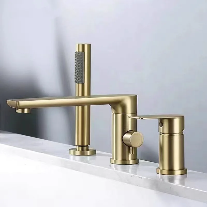 

Набор смесителей для ванны из бронзового металла черного цвета с креплением на три отверстия