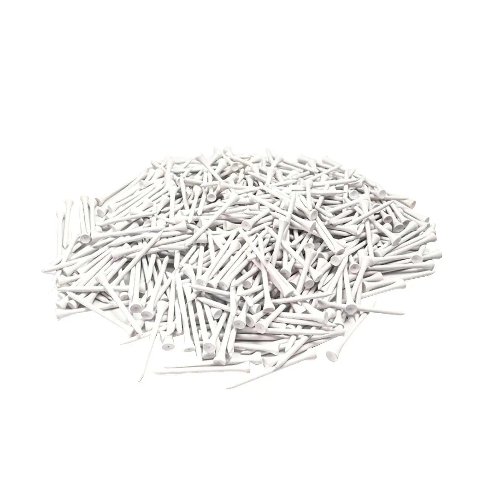 

50x Golf Tees Ball Holder Golf Ball Tees Professional Wood Tees for Home Office Driving Range Mat Golfer Supplies