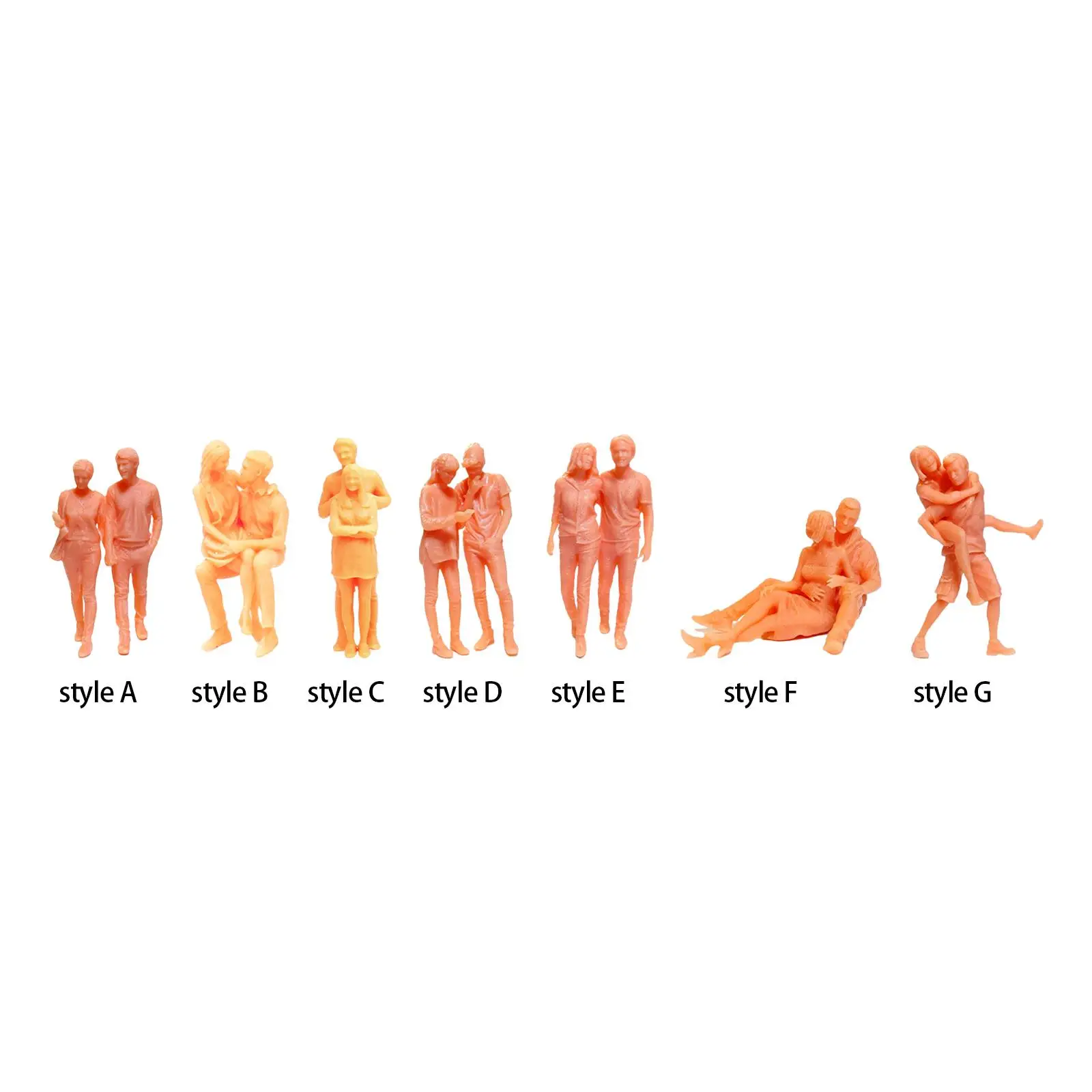 

1/64 Figures Couple S Gauge Micro Landscape Miniature People Model Figurines