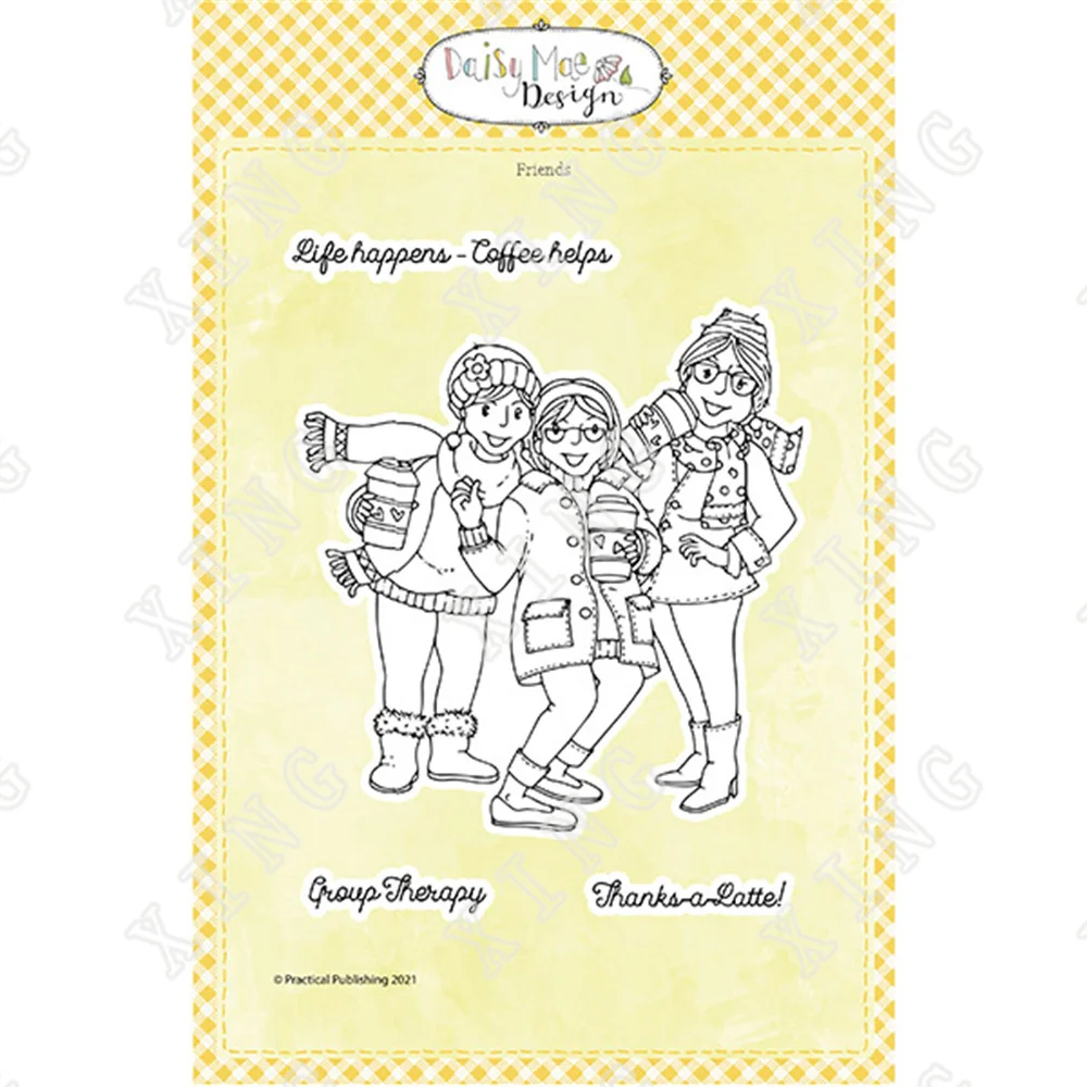 

Friends New Metal Cutting Dies Stamps Scrapbook Diary Secoration Embossing Template Diy Greeting Card Handmade 2022 Hot Sale