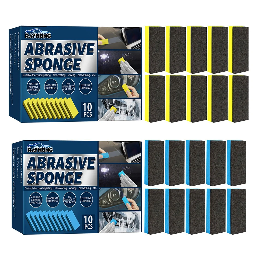 

10 шт., губки для полировки автомобильных покрытий