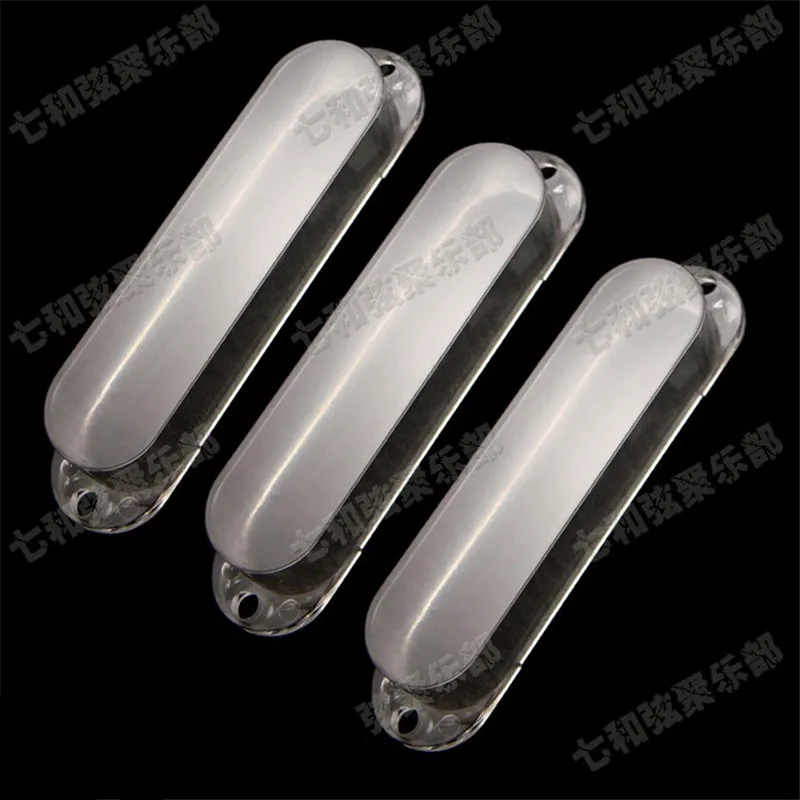 

15 Pcs Transparent Sealed Single Coil Pickup Covers For Electric Guitar,Clear Closed style Single Coil Pickup Covers