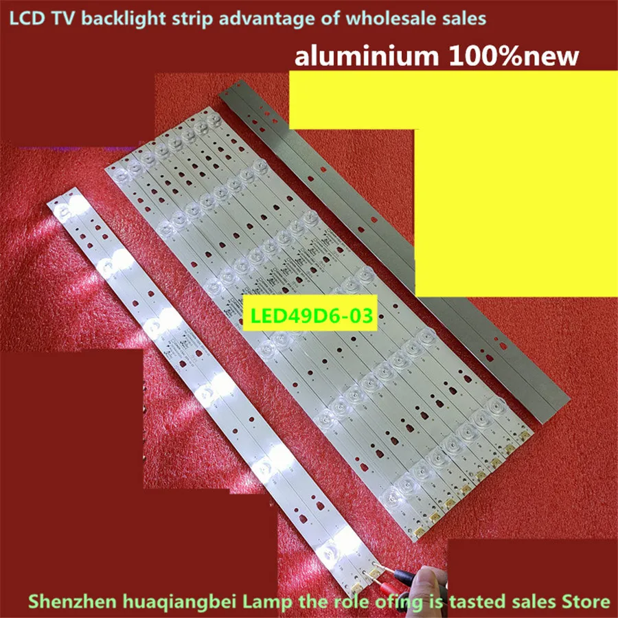 

483MM 3V 6LED Haier 49"TV LED49D6-03(A) 30349006203 LED50D6-ZC14AG-03 30350006207 FD4951A-LU G49Y