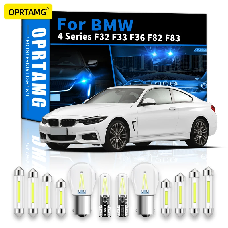 

Автомобильный внутренний светильник OPRTAMG Canbus для BMW 4 серии F32 F33 F36 F82 F83 420i 428i 430i 435i автомобильный светильник W5W T10 светодиодный светильник