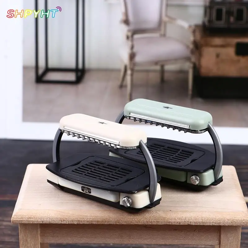 

1: 12 Doll house decoration simulation electrical Mini barbecue machine model