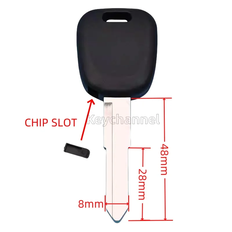 

Keychannel 10/20 шт. автомобильный транспондерный ключ HU87 TOY43 Key Blade Chip Key Head Chip Key запасной ключ для Suzuki Liana Swift Auto