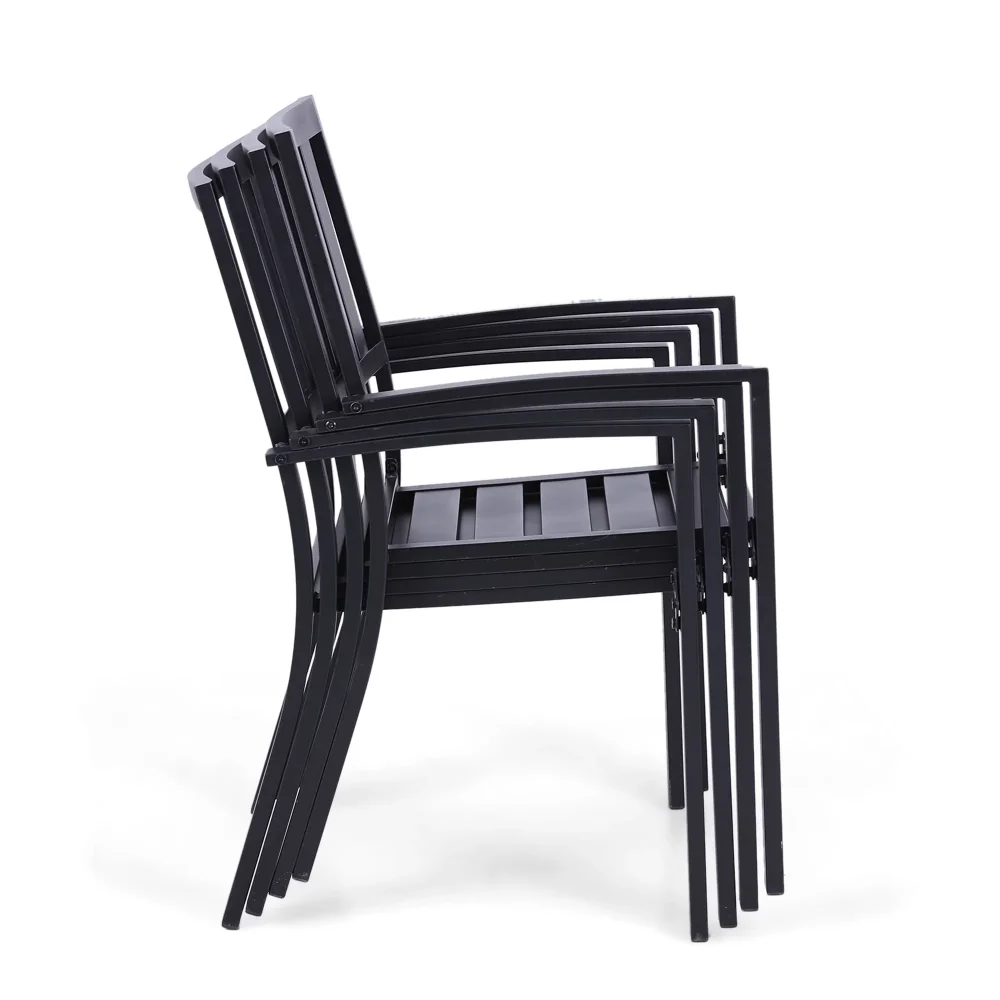 S Modern Metal Armchairs Black Beach Chairs