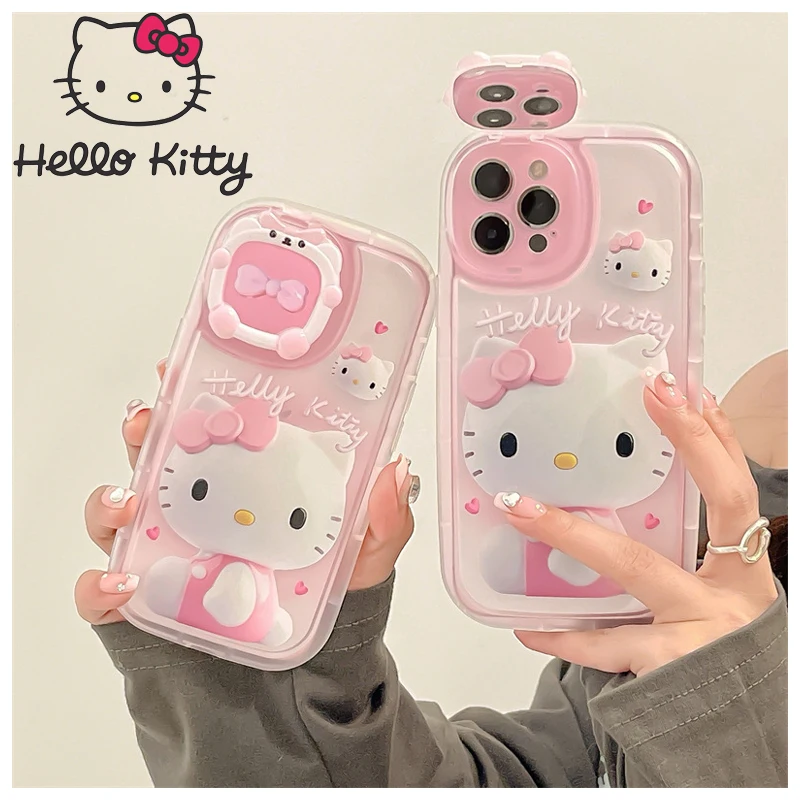 Чехол Hello Kitty для IPhone12 12Promax 11 13 Promax 11Promax X XSMAX XR милый ударопрочный чехол телефона