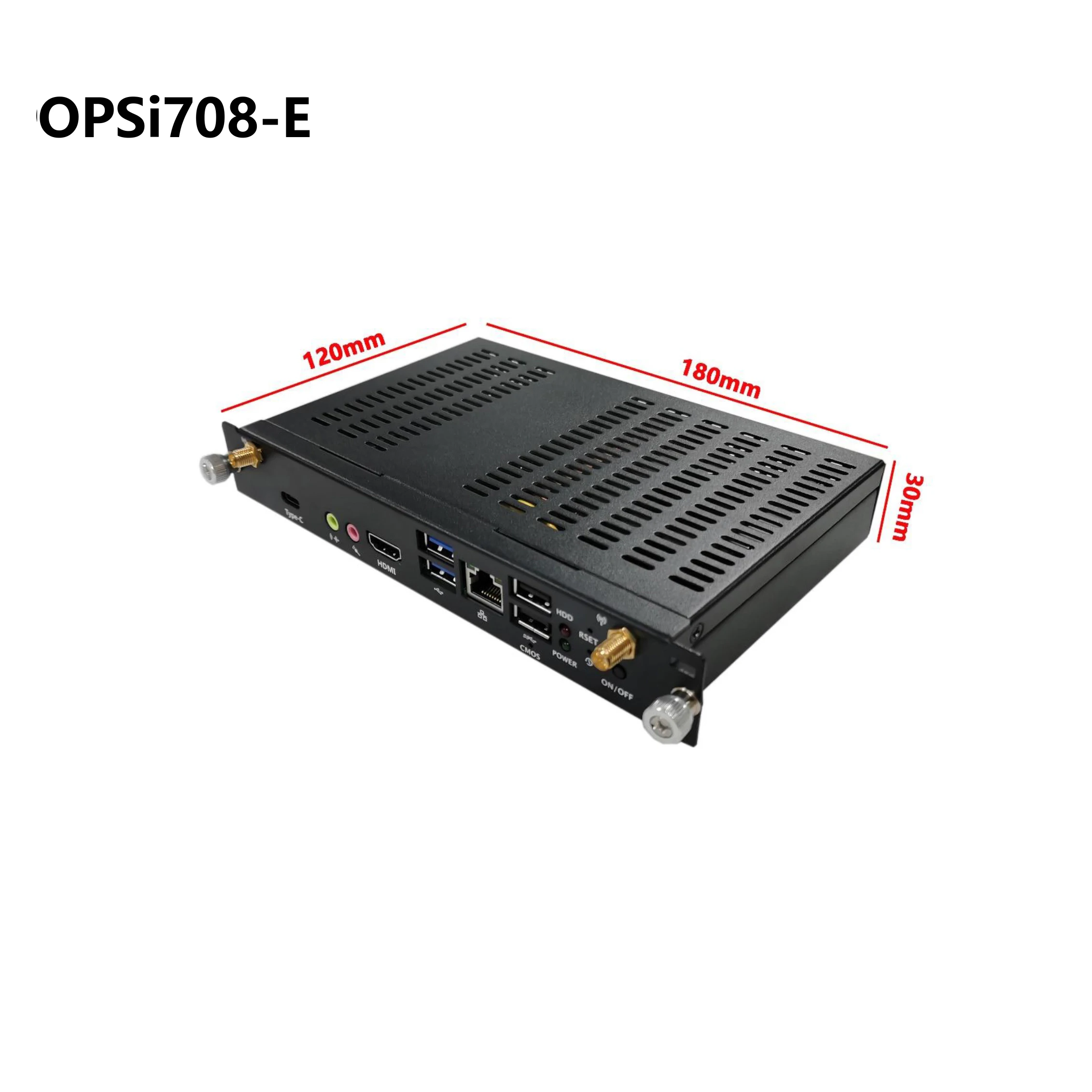 OPS-i708E Мини ПК компьютер Intel Core i7 8665U процессор Windows 10 Pro для обучения конференций экран встроенный хост модуль SSD