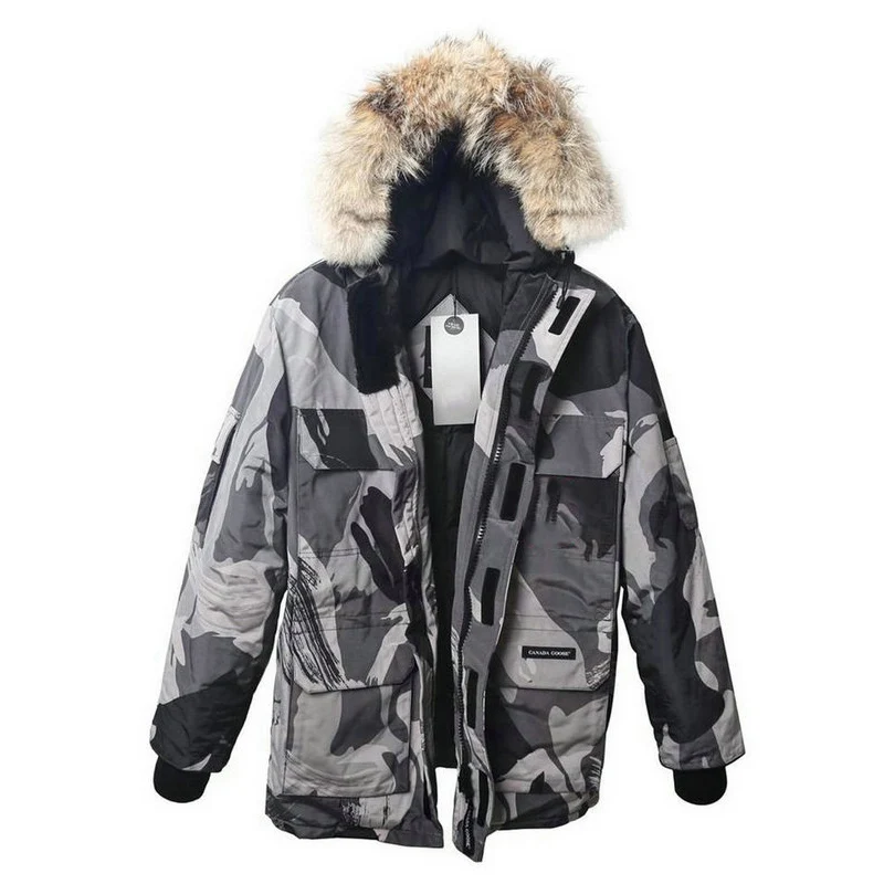 Canada Style Down Jacket Parka Man Woman Winter Warm Hooded Puffer Fashion Luxury Brand Unisex Coats With White Goose Feather